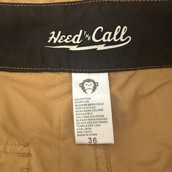 Howler Brothers Men's Ensueno Boardshorts yellow brown pink Flowers Floral 36 - Picture 7 of 7